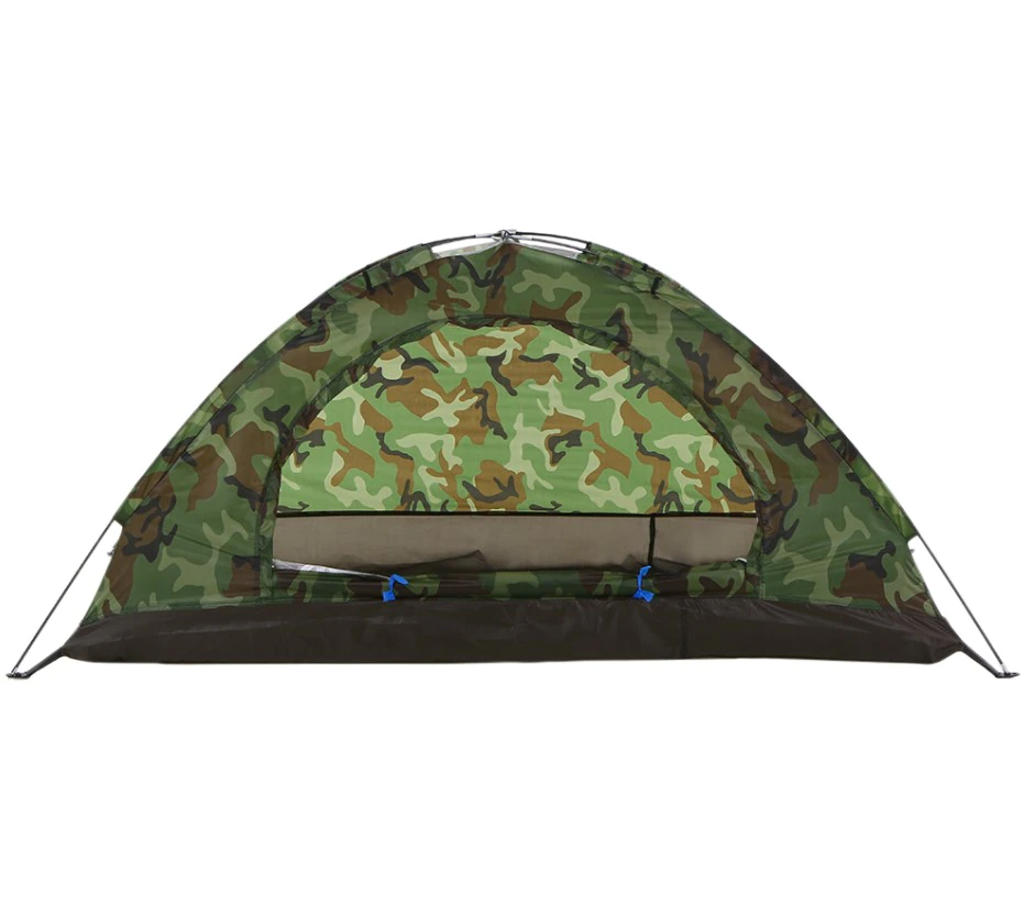 Cheap Goat Tents Ultralight Waterproof Trave Camping Lightweight Portable Army Green Tent Double Layer 3 Season Hiking Fishing Hunting Shelter   
